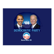 Democratic Party Postcard