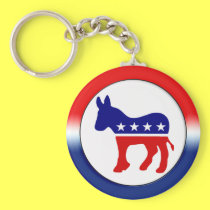 Democratic Party Symbol keychains