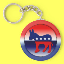 Democratic Party Symbol keychains