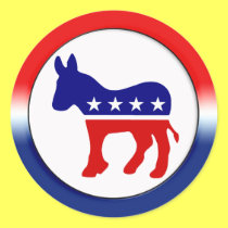Democratic Party Symbol stickers