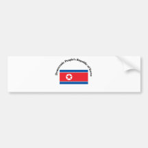 Democratic People's Republic of Korea-2 Bumper Stickers