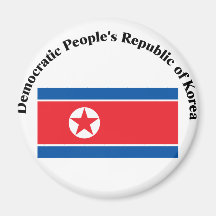 Democratic People's Republic of Korea-2 Fridge Magnets