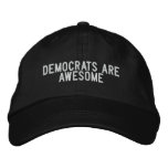 democrats are awesome embroidered hats