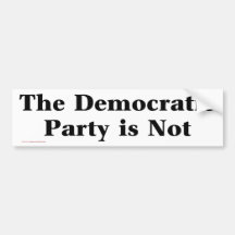 Democrats Are Not Bumper Sticker