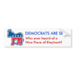DEMOCRATS ARE SEXY w/donkey bumper stickers