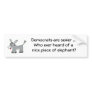 Democrats Bumper Sticker