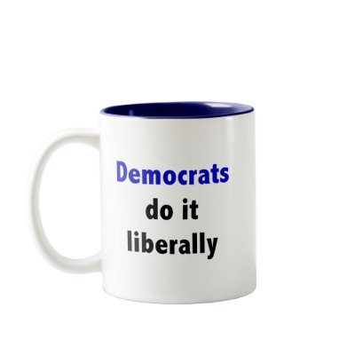 Democrats do it liberally Mug by towalj