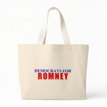 Democrats for Romney Canvas Bags