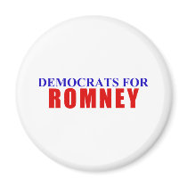 Democrats for Romney Refrigerator Magnet