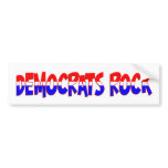 Democrats Rock Bumper Sticker