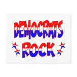 Democrats Rock Post Cards