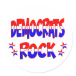 Democrats Rock stickers