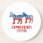 Democrats Stink Faded.png Beverage Coasters