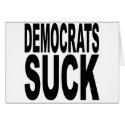 Democrats Suck cards
