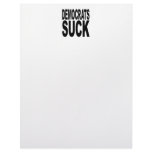 Democrats Suck Custom Letterhead
