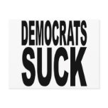 Democrats Suck Post Cards
