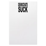 Democrats Suck stationery