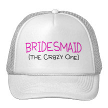 Demoiselle d'honneur la folle casquette de camionneur