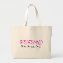 Demoiselle d'honneur la simple sac en toile
