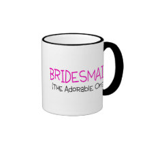 Demoiselle d'honneur l'adorable tasse à café