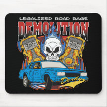 Demolition Derby Mouse Pad