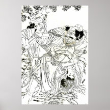 Demon and Tea Party 1800 Print