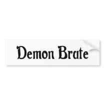 Demon Brute Bumper Sticker