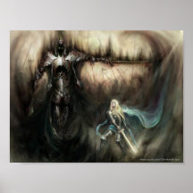 Demon Knight VS Good on the Battlefield Poster