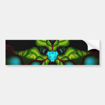 Demon Shadows – Emerald and Yellow Mask Bumper Stickers