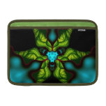 Demon Shadows – Emerald and Yellow Mask MacBook Sleeve