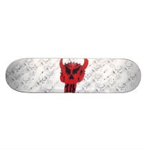 demon skullz skate board decks