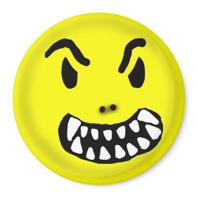 Demon Smiley Magnet by Rajee1