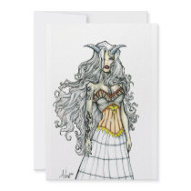 Demoness Goddess Custom Invitation
