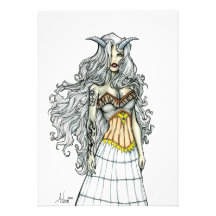 Demoness Goddess Custom Invitation