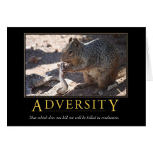 Demotivational Card: Adversity
