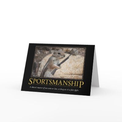 Demotivational Card: Sportsmanship by poozybear
