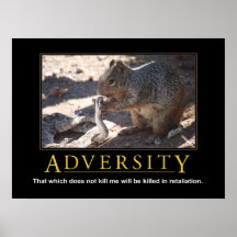 Demotivational Poster: Adversity