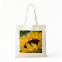 Demure Sunflower.Tote Tote Bag