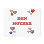 Den Mother Postcard