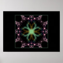 dendrites & cosmic lightning print
