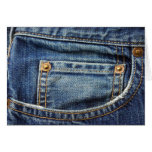 Denim - Blue Jean Pocket Greeting Card