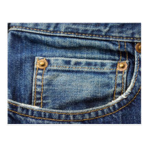 Denim - Blue Jean Pocket Postcards
