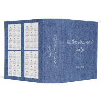 Denim Class Notes, Personalized