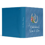 Denim Horseshoes Western Wedding Photo Album binders