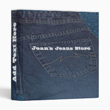 Denim Jeans Binder