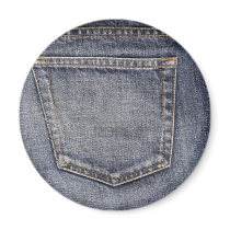 Denim Refrigerator Magnets