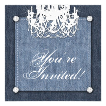 Denim Invitations