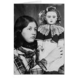 Denise Sitting Doll In Arms - Vintage Photo Card