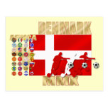 Denmark 32 country flag Africa 2010 gifts Postcards