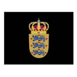 Denmark- Coat of Arms Post Cards